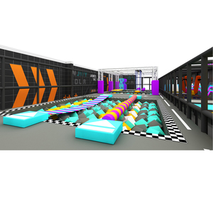 Parque intérieur pour enfants personnalisé, aire de jeux intérieure douce pour enfants avec piscine à balles, toboggans, trampoline - Product Image 2