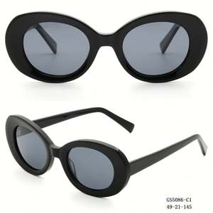 Gafas de Sol Personalizadas con Logotipo, de Moda para Hombre y Mujer, Colores Jelly Y2K, Protección UV400, Montura Ovalada de Acetato Hecha a Mano - Product Image 2