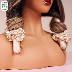 सबसे अधिक बिकने वाली तरंगें कर्लिंग रॉड हेडबैंड हीटलेस 100% असली शहतूत रेशम के बाल कर्लर - Product Image 4