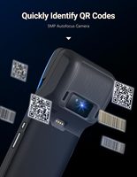 Terminal de point de vente intelligent portable Android 13 pour la commande et la livraison en restaurant |   Terminal de paiement portable NB55 avec scanner 1D/2D