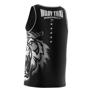 Offre Spéciale : T-shirt de Boxe Thaï Confortable par Sublimation, Short de Boxe Personnalisé et Gilet d'Entraînement pour la Course à Pied - Product Image 2