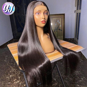 Nguyên liệu tóc giả tóc cambodian, glueless Nguyên Việt Nam tóc giả tóc con người tự nhiên Trong Suốt Ren đóng cửa Tóc Giả Nhà cung cấp cho phụ nữ da đen - Product Image 3