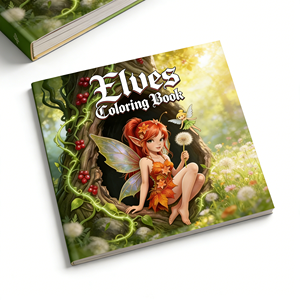 Cuaderno de Colorear Personalizado, Cuaderno de Dibujo con Animales Adorables, Libro de Arte para Niños, Alivio del Estrés, Material Escolar, Venta al Por Mayor, OEM, ODM - Product Image 2