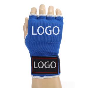 Guantes de Combate de Gel Ajustables y Elásticos, Antideslizantes, de Medio Dedo, con Cierre de Velcro y Correas - Product Image 4