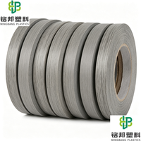 Bande de chant PVC écologique en gros, épaisseur et largeur personnalisées, couleur stable, pour la protection des bords de meubles