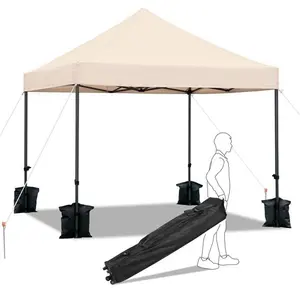 שמש gazebo אוהל חופה גזיבו אוהל 10 x10 רגל פופ-מותאם אישית מסגרת מסחר עם לוגו לתערוכה