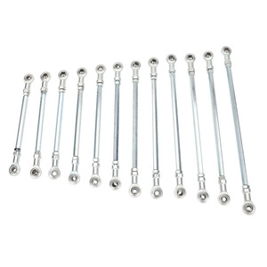 100mm vendita calda alta precisione modificato <span class=keywords><strong>ATV</strong></span> asta di metallo con supporto M8 giunto a sfera tirante tirante per Buggy 50cc 70cc 90cc - Product Image 1