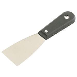 FERVI - 0184- - <b>Putty</b> <b>Knife</b> with Clipped Plastic Handle Mirror Polish - Product Image 1