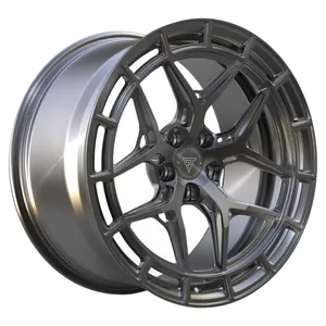 Concave Forged Wheels Brushing Gray 20inch 5X112 Passenger Car Rims
