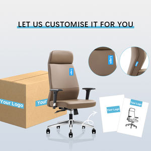 Moderna Poltrona da Ufficio di Lusso con Schienale Alto Girevole Ergonomica in Ecopelle Elegante per CEO Presidente Manager e Dirigente - Product Image 6