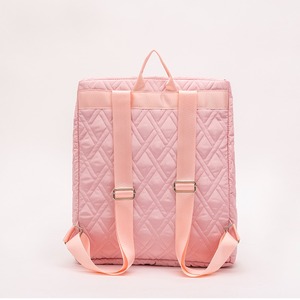 Sac à dos matelassé rose décontracté pour femme - Product Image 4