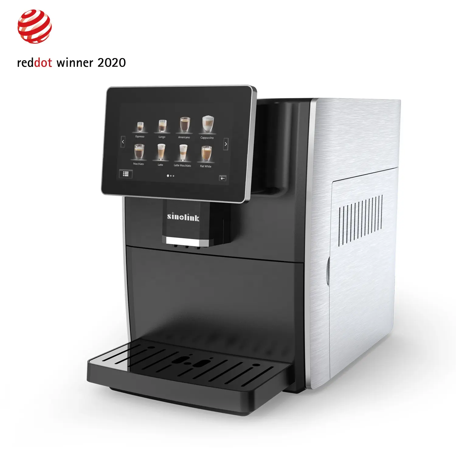 풀그릴 터치스크린 전시 자동적인 에스프레소 커피 기계