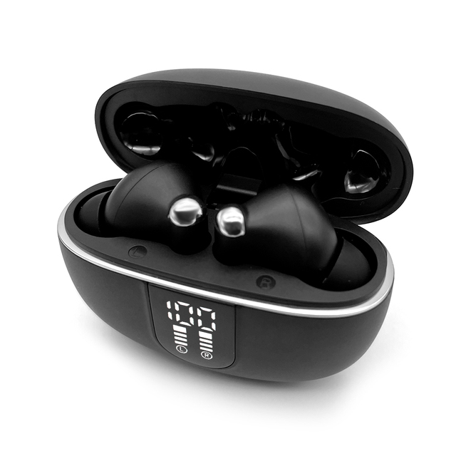 OEM ODM S23 Enc Noise Cancelling Headphone BT5.3 Wireless Tws Earbuds LCD Display Headset Wireless