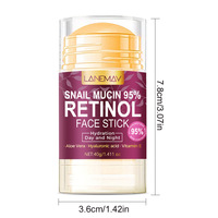 Sérum réparateur quotidien hydratant anti-âge raffermissant réduction des rides à la mucine d'escargot 95% Stick hydratant pour le visage avec du rétinol