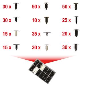 Surtido de clips de ajuste KS TOOLS-Fijaciones de abeto, 340 piezas - Product Image 2