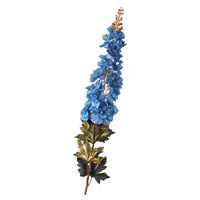 Delphinium Buatan Sutra+Plastik Warna Pink Bernuansa Musim Gugur 103cm Dekorasi Rumah & Pernikahan Retro Eropa