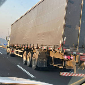 Tela de cortina de camión de PVC extensible de 900GSM <span class=keywords><strong>Lona</strong></span> personalizada, tela de cortinas laterales de camión para remolque de camión - Product Image 3