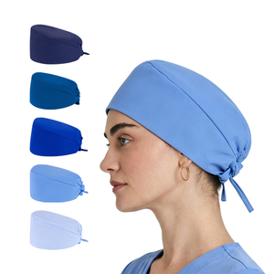 Gorros Quirúrgicos Ajustables para Uso Hospitalario, Gorros de Tela Suave de Algodón/Poliéster para Venta al por Mayor - Product Image 1