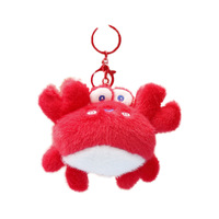 Vente en gros Doublure en maille brodée PP coton Sac Porte-clés Pendentif Animal marin Jouets en peluche-Fonction de couette Poupées requin baleine
