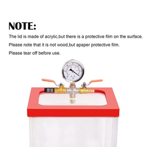 18 mm厚<span class=keywords><strong>2</strong></span>および7リットルの完全なアクリル真空脱ガス室は真空ポンプと接続します - Product Image 2