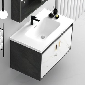 Mueble <span class=keywords><strong>de</strong></span> Baño Blanco <span class=keywords><strong>de</strong></span> Diseño Moderno, <span class=keywords><strong>de</strong></span> Alta Calidad, con Encimera Impermeable, Espejo y Lavabo Resistentes al <span class=keywords><strong>Agua</strong></span>, <span class=keywords><strong>Precio</strong></span> Competitivo - Product Image 5