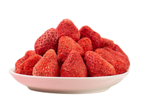 Fraises lyophilisées entières emballées en vrac