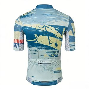 Venta Directa, Jersey de Ciclismo Transpirable con Nuevo Diseño Estampado, Secado Rápido, para Hombre y Mujer, Manga Corta, para Eventos Deportivos, Carreras de Carretera - Product Image 2