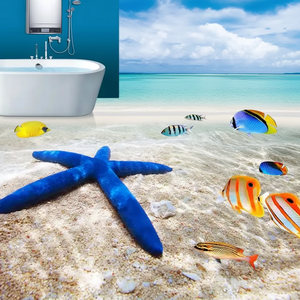 <span class=keywords><strong>Piastrelle</strong></span> Esterne in Porcellana 3D Moderne per Ville e Bagni, <span class=keywords><strong>Piastrelle</strong></span> per Pavimenti/Pareti Resistenti agli Acidi con Garanzia di 5 Anni - Product Image 1