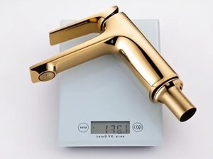 KAWAL Hot Sale Fashion Single Handle Single Lever Bathroom Faucet Hot Cold Water Mixer Tap Solid Brass Basin Faucets - Product Image 6