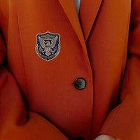 Broche unisexe en alliage de zinc avec design bouclier commémoratif des anciens combattants pour le 250e anniversaire du Jour de l'Indépendance des États-Unis, collection Wuyin