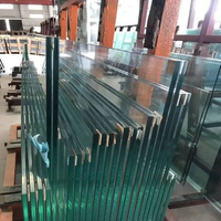 Panneaux de balustrade en verre trempé fumé gris teinté de 10 mm, design moderne, escalier extérieur, fabrication sur mesure en usine