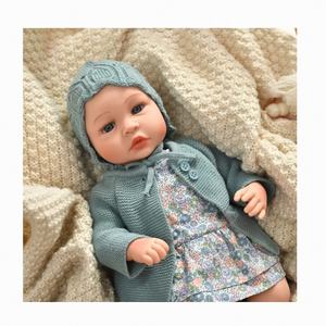 Muñecas Bebé <span class=keywords><strong>Reborn</strong></span> de <span class=keywords><strong>Silicona</strong></span> de 45 cm para Niñas, Juguetes con Cuerpo de Tela Suave, Muñecas Bebé <span class=keywords><strong>Reborn</strong></span> de 18 Pulgadas - Product Image 1