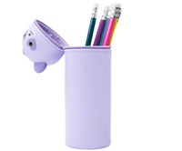 Trousse à crayons en Silicone innovante pour enfants, étui à crayons personnalisé couleur 1 pièce/sac opp accepter Logo personnalisé écoles et bureaux