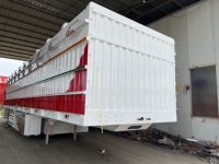 Semi-remorque plateau Huiteng 3 essieux 40 pieds, 40 tonnes, faible poids à vide, pour le transport de conteneurs en Afrique et au Moyen-Orient