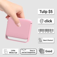 Uyin Y12 Nouvelle imprimante intelligente d'étiquettes pour bouteilles Mini imprimante thermique portable à domicile pour étiquettes Impression sans encre sans fil de codes à barres