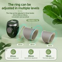 Bague connectée de Dhikr musulman avec écran OLED, contrôle par bouton en plastique, compteur électronique de Tasbih, affichage manuel 99999, plusieurs couleurs