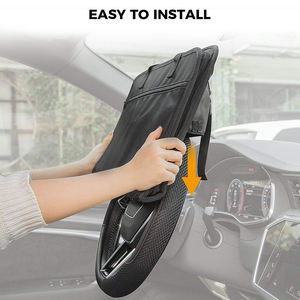 Porte-siège Auto multifonction et Portable 3 en 1, pour écrire au volant, plateau à <span class=keywords><strong>manger</strong></span>, siège arrière de voiture, support d'ordinateur Portable, pour enfants - Product Image 4