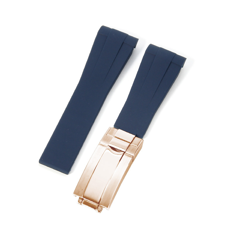 Boucle couleur rose bleu foncé-z9