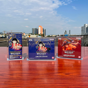 Estuche Acrílico para Caja de Sobres de One Piece TCG OP01 OP16, Protector Magnético UV para Exhibición en Inglés y Japonés, Personalizado - Product Image 5