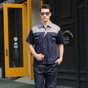 Pants Work Scrub Uniform and Factory Direct Spring Workwear Jacket Custom <b>Construction</b> Suit <b>Overalls</b> Car Repair Clothes - Product Image 4