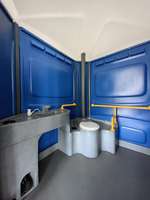 Fauteuil roulant en HDPE Toilette portable handicap porta pot toilettes mobiles pour l'extérieur