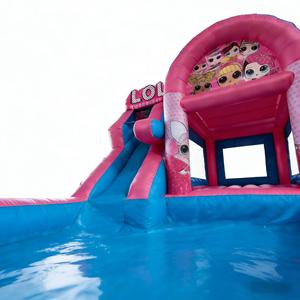 Toboggan Gonflable Écologique DST Combo Maison <span class=keywords><strong>de</strong></span> Rebond Qualité Commerciale Capacité >500kg Parc Aquatique Extérieur pour Mariages/Fêtes - Product Image 3