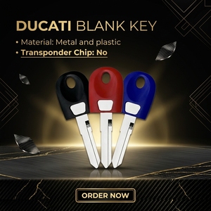 Llave de Motocicleta para <span class=keywords><strong>Ducati</strong></span> 748 749 848 999 1098 1198 Monsters 600 620 696 900 1000 S2R S4R ST3, Llave de Motocicleta con Chip Desmontable - Product Image 1