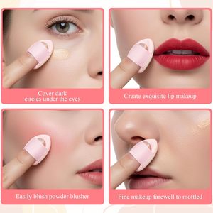 <span class=keywords><strong>Esponjas</strong></span> <span class=keywords><strong>de</strong></span> <span class=keywords><strong>Maquillaje</strong></span> Reutilizables en Forma <span class=keywords><strong>de</strong></span> Gota, 75 Unidades, para Polvo Facial, Base y Corrector - Product Image 4