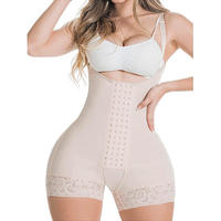 Langqin – Gaine amincissante respirante grande taille pour femme, haute compression, effet BBL, rehausseur de fesses, contrôle du ventre, en nylon