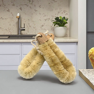 Cepillo para Platos <span class=keywords><strong>de</strong></span> Fibra <span class=keywords><strong>de</strong></span> Coco Natural, Cepillo <span class=keywords><strong>de</strong></span> <span class=keywords><strong>Limpieza</strong></span> <span class=keywords><strong>de</strong></span> Cocina con Mango <span class=keywords><strong>de</strong></span> Madera, Cepillo Ecológico para Platos y Vajilla - Product Image 1