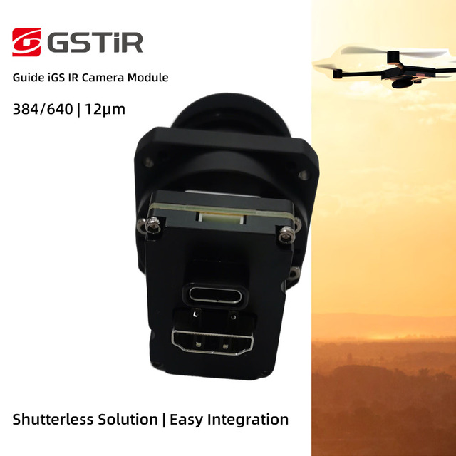 GST 19/25/35mm Lens Night Vision Thermal Imaging Camera 384/640 Essential FPV Drone Core Accessory City Safety