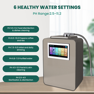 Ionizador de Agua Alcalina, Máquina de Hidrógeno |   11 Placas de Titanio pH 2.8-11 |   Purificador de Agua de Hidrógeno para Tratamiento de Agua Doméstico - Product Image 5
