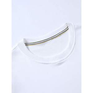 Sweat-shirt personnalisé en coton pour homme, col rond, manches longues, épaules tombantes, pull respirant en maille - Product Image 3