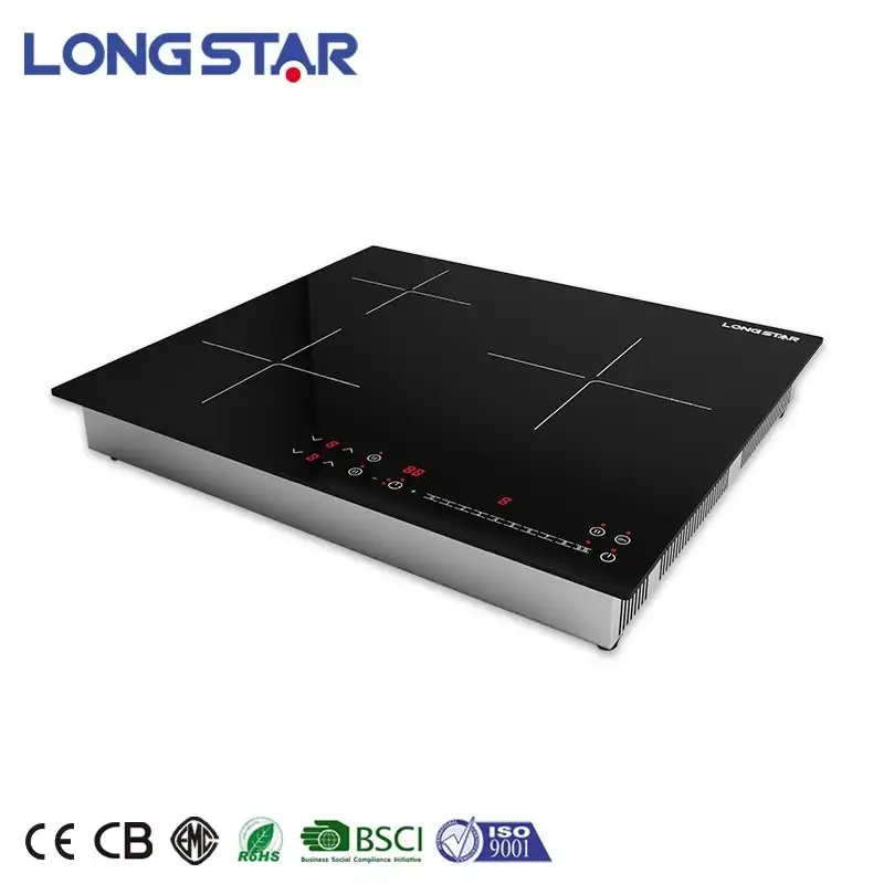 3 Burner Electric Hot Plate 5500 W Induction Cooktop Industrial Electric Induction Cooker